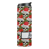 ボスバベフェスティバルAFスケルトンインサンタハットパターン タンブラー (回転左)