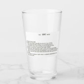 ボスビールガラス タンブラーグラス (正面)