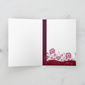 ボスピンクフローラ誕生日カード カード (内部)
