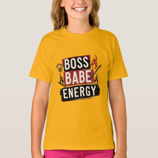 ボスベイビーな十代のエネルギー Tシャツ (正面)