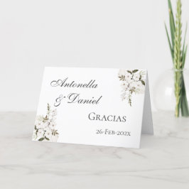 ボスペインのホ結婚サンキューカード サンキューカード
