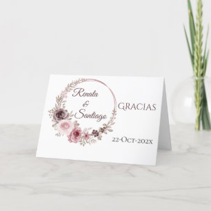 ボスペインのホ結婚サンキューカード サンキューカード