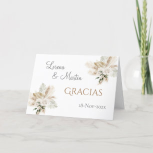 ボスペインのホ結婚サンキューカード サンキューカード