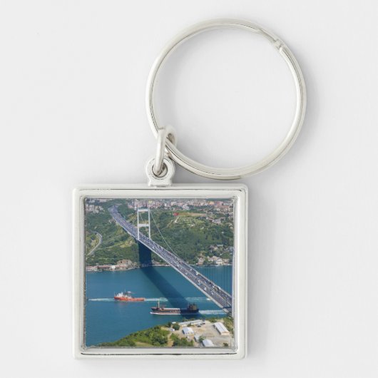ボスポラス海峡のファティ・スルタン・メフメト橋 キーホルダー (正面)