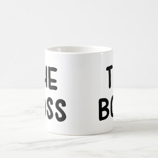 ボスマグカップ、あなたのボスのためのギフト、CEOギフト、企業 コーヒーマグカップ (中央)