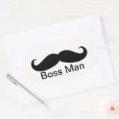 ボスマン 楕円形シール (封筒)