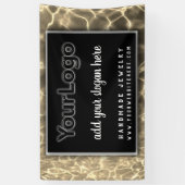 ボスモダンプロフェッショナル会社のロゴ 横断幕 (縦)