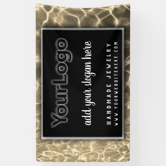 ボスモダンプロフェッショナル会社のロゴ 横断幕 (縦)