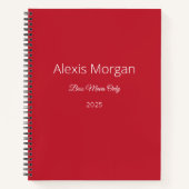 ボスモブス デイリー プランナー ノートブック (正面)