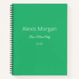 ボスモブズ デイリー プランナー ノートブック