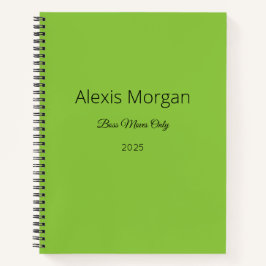 ボスモブズ デイリー プランナー ノートブック