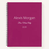 ボスモブズ デイリー プランナー ノートブック (正面)