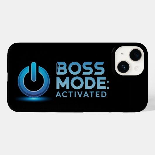 ボスモードのアクティブ化デザイン:スタイルの電源を入れる Case-Mate iPhoneケース (裏面 (横))