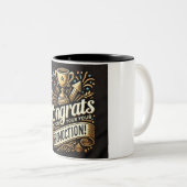 ボスモードのアクティブ化マグカップ | ジョブプロモーションマググ ツートーンマグカップ (正面右)