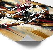 ボスモード：止められないポスター ポスター (角)