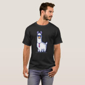 ボスラマアルパカボーイガールキッズ Tシャツ (正面フル)