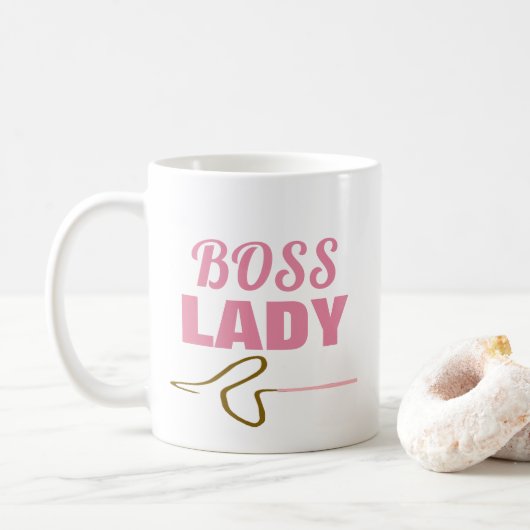 ボスレディおもしろいーホイップマグ コーヒーマグカップ (ドーナツ)
