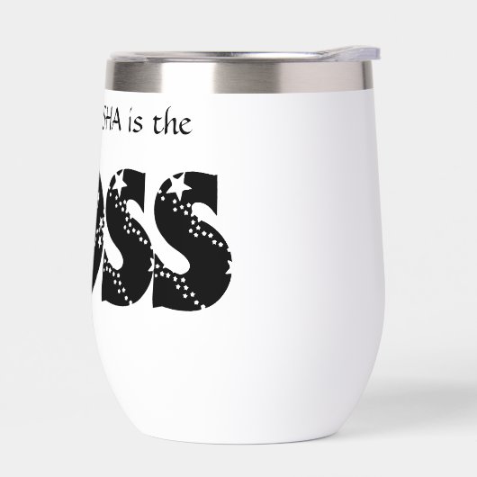 ボスレディの編集可能な名前,彼女のための暗号マグギフト (左面)