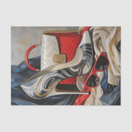 ボスレディは感動する服を着モダンて、女性 薄葉紙 (正面)