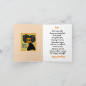 ボスレディハッピーバースデーシスターアフリカンアメリカン カード (内部)