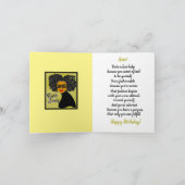 ボスレディハッピーバースデー叔母アフリカンアメリカン カード (内部)