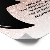 ボスレディバラ金ゴールドグリッターやる気を起こさせる引用文 ポスター (角)