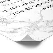 ボスレディバラ金ゴールドマーブルやる気を起こさせる引用文 ポスター (角)