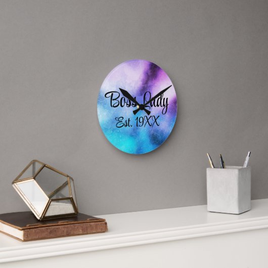 ボスレディーエスト。 ラウンド壁時計 (オフィス)