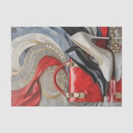 ボスレディーオンポイントモダン女性 薄葉紙