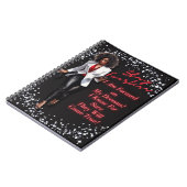 ボスレディーシック – ブラック&レッド ノートブック (左側)