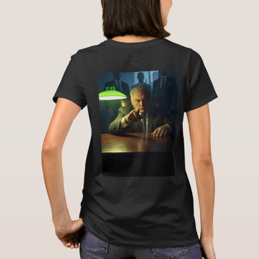 ボスレディースブラックTシャツバック Tシャツ (裏面)