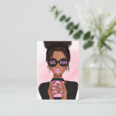 ボスレディービジネスカード 名刺 (スタンド正面)