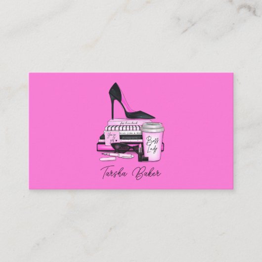 ボスレディービジネスカード 名刺 (正面)