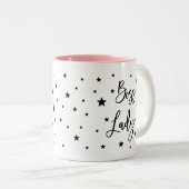 ボスレディーブラックスター ツートーンマグカップ (正面右)