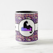 ボスレディーブラックピンクキャットリンガー15oz マグカップ (中央)