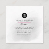 ボスレディーブロガーの名刺 スクエア名刺 (裏面)