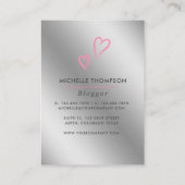 ボスレディーブロガーの名刺 名刺 (裏面)