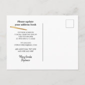 ボスレディーホームオフィス新しいアドレス移動 案内ポストカード (裏面)