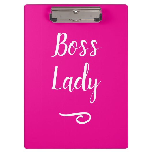 ボスレディーマゼンタ クリップボード (正面)