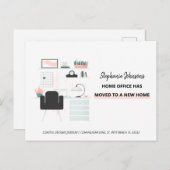 ボスレディ起業家ホームオフィスムービング 案内ポストカード (正面/裏面)