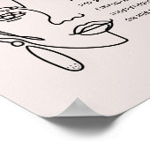 ボスレディ顔バラ金ゴールドやる気を起こさせる引用文 ポスター (角)