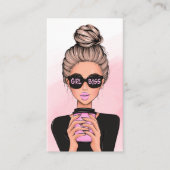 ボスレディQRコード名刺 名刺 (正面)