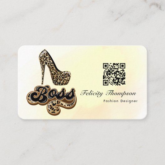 ボスレディQRコード 名刺 (正面)