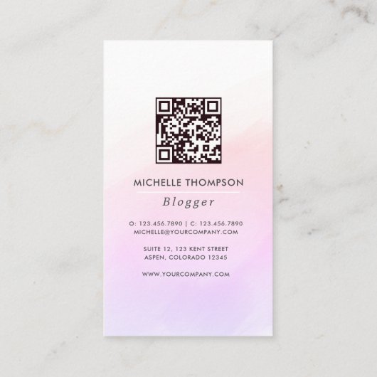ボスレディQRコード 名刺 (裏面)