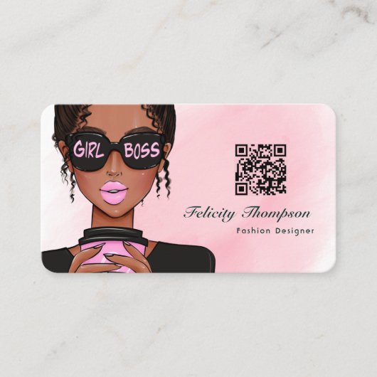 ボスレディQRコード 名刺 (正面)