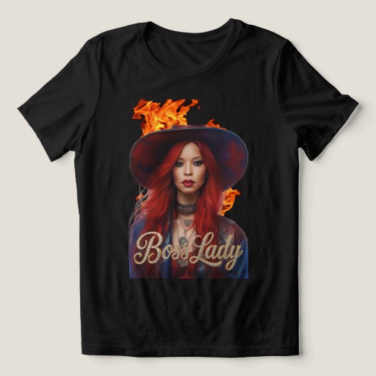 ボスレディTシャツトライブレンドシャツ トライブレンドTシャツ (デザイン正面)