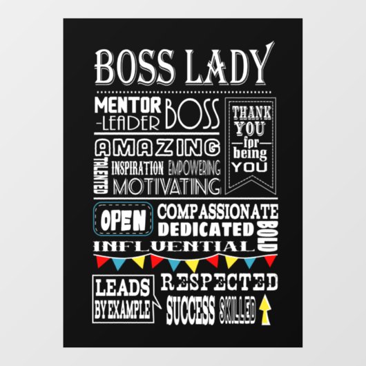 ボスレデ感謝していィーユープラーク感謝していサイン ウィンドウサイン (シート)