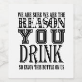 ボスワインラベル理由あなたが飲む ワインラベル (シングルラベル)