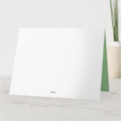 ボス与え会社員ザサッククリスマスカード カード (裏面)