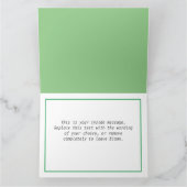 ボス与え会社員ザサッククリスマスカード カード (内部)